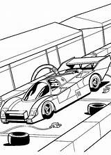 Wheels Garage Hot Car Coloring Fast Netart Color sketch template