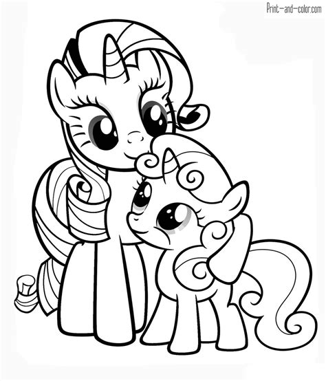 printable   pony coloring pages  kids   pony baby   pony page