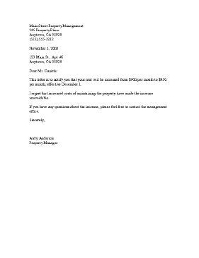 customizable letter template   landlord   tenant informing