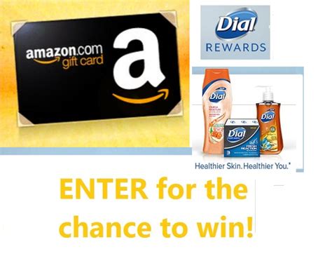 amazon  gift card dial rewards instant win giveaway  winners win  amazon gift card