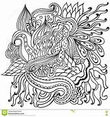 Adult Tattoo Coloring Pages Ethnic Ornamental Artistic Doodle Patterned Drawn Floral Frame Hand Style Preview Indian India sketch template