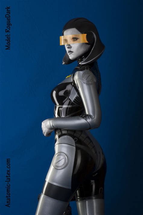 amazingly cool mass effect edi latex body suit — geektyrant
