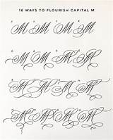 Flourish Cursive Copperplate Lettering Hsu Isobel sketch template