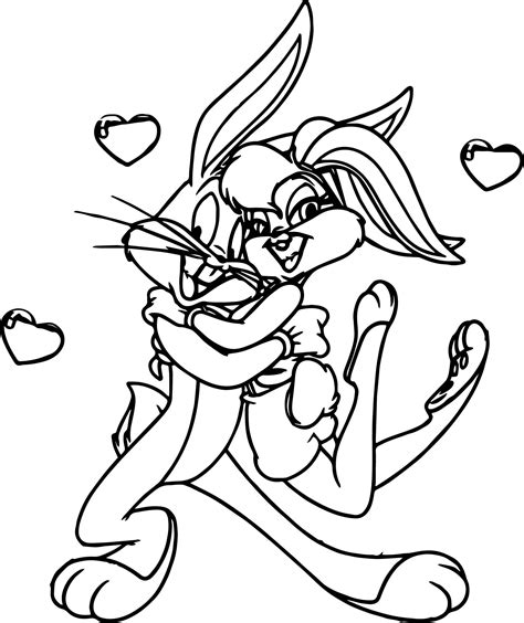 coloring pages cartoon charactors bugs bunny coloring pages
