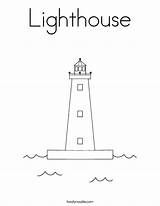 Lighthouse Coloring Outline Print Light Noodle Sheet Clipart Red Built California Usa Little Twistynoodle Matthew sketch template
