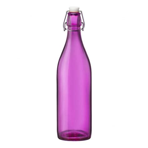 Pink Colored Glass Bottles Glass Water Bottle Bottles And Jars Oil