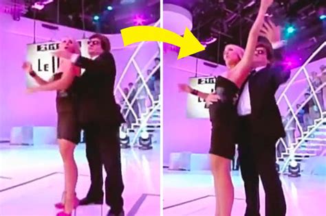 tv star suffers wardrobe malfunction during steamy on air