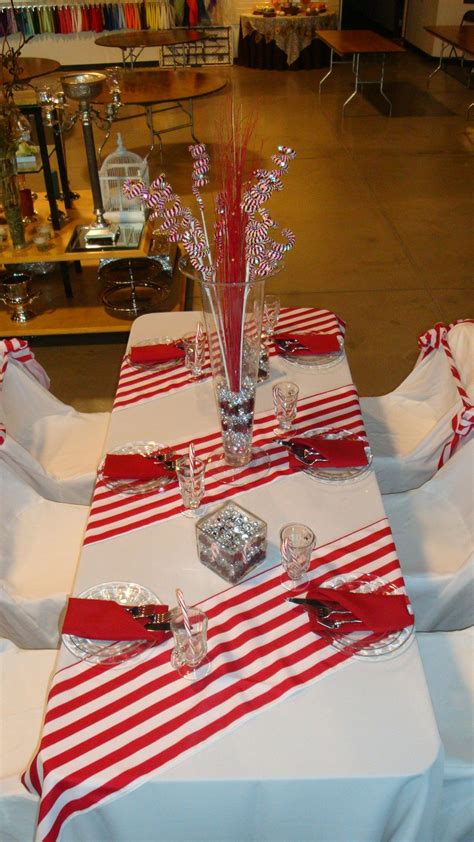 Candy Cane Theme By Details Party Rentals Tulare Ca Candy Cane
