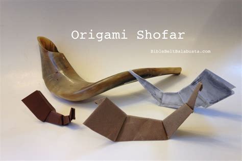 origami shofar  placecard toy  greeting card httpwpmepvksy
