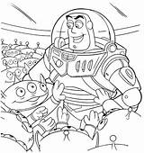 Toy Story Coloring Alien Pages Buzz Lightyear Print Drawing Colouring Sarge Clipart Getdrawings Library Coloringhome sketch template