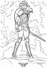 Wonder Woman Coloring Pages Printable Supercoloring Categories sketch template