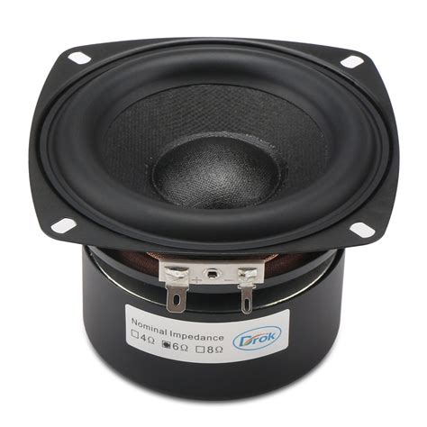 fi audio speaker  woofer speaker    ohms subwoofer speaker bass speaker antimagnetic