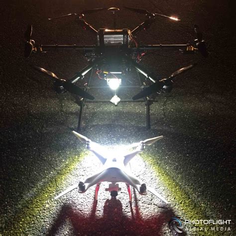 aerial drone photography video service  night nighttime services