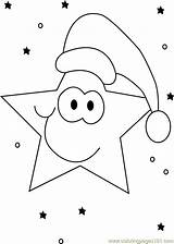 Star Coloring Christmas Pages Printable Cartoons Coloringpages101 Color Print Online sketch template