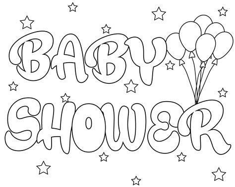 baby shower coloring pages print baby coloring pages boy baby shower