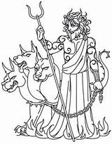 Hades Greek Gods Coloring Pages Urbanthreads sketch template