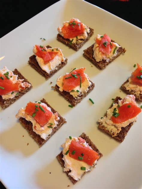 simple smoked salmon appetizer  food lovers delight