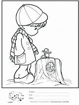 Pages Nativity Coloring Precious Moments Scene Color Getcolorings sketch template