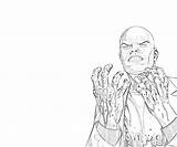 Lex Luthor Pages Coloring Armor Template sketch template