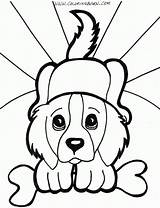 Coloring Pages Puppy Printable Dog Dogs Color Cute Print Sheets Cool Freelargeimages Cartoon Adult sketch template