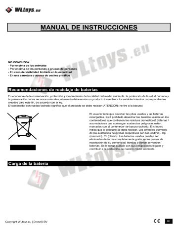 wltoys dronex bv manual de usuario manualzz