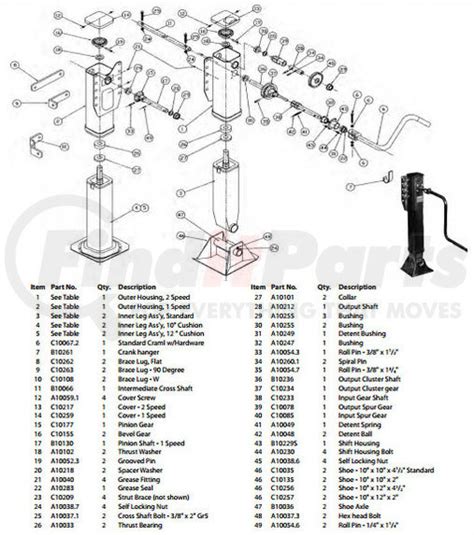 jost trailer jack bevel gear