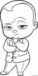 Baby Boss Coloring Pages Cartoon sketch template
