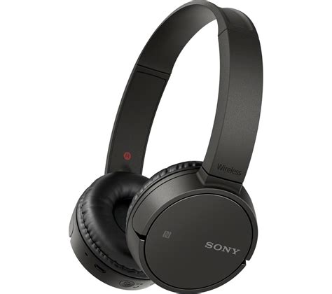 buy sony mdr zxbt wireless bluetooth headphones black  delivery currys
