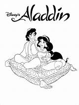 Aladdin Jasmine Coloring4free Aladin Coloringme Colorier Coloringbay Tsum Imprimé Jafar Fois sketch template