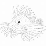 Coloring Fish Mammals Marine Surfnetkids Stars Pages Firefish sketch template