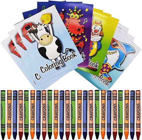 amazoncom  mini coloring books crayons bulk coloring books