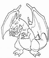 Mega Charizard Coloring Pages Getcolorings Colouring sketch template