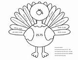 Thanksgiving Decimals Color Subtracting Adding Number Choose Board sketch template