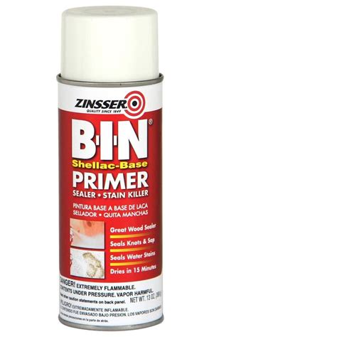 zinsser  oz    shellac based white interiorspot exterior primer  sealer spray