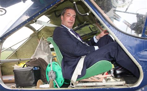ukip leader nigel farages  plane crash  campaigning  pictures