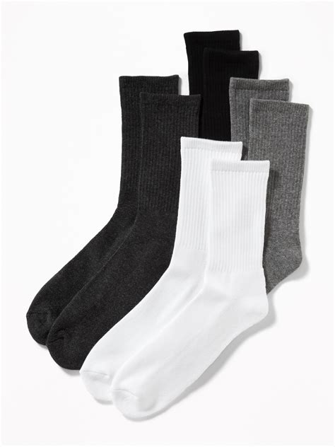 crew socks  pack  men  navy