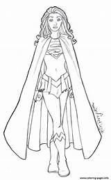 Coloring Pages Supergirl Printable Super Girl Superheroes Print Sheets Superhero Kids Hero Books Girls Book Women Adults Info Female Color sketch template