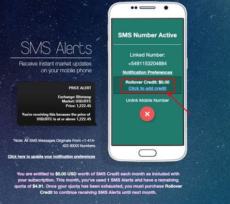 sms alerts support center