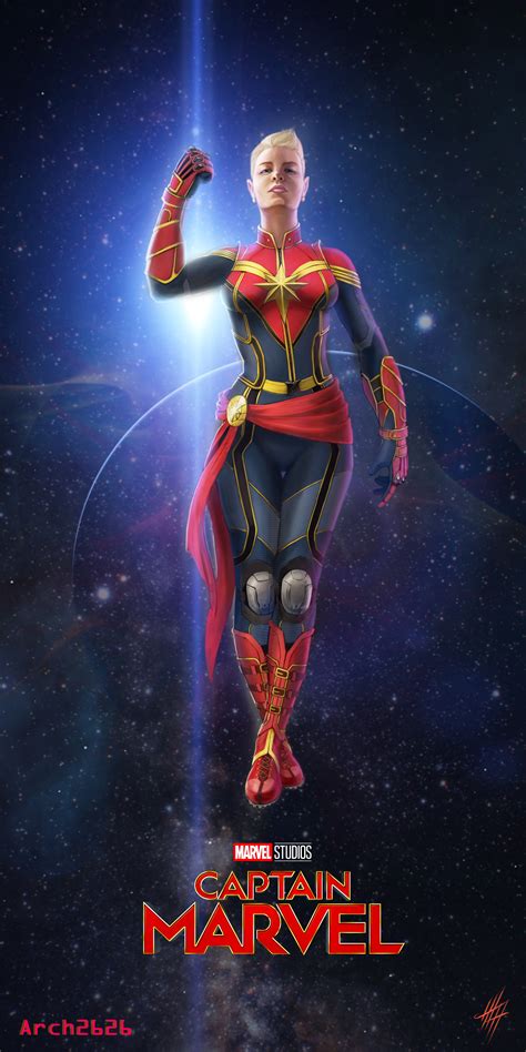 Captain Marvel Carol Danvers Mcu By Arch2626 On Deviantart