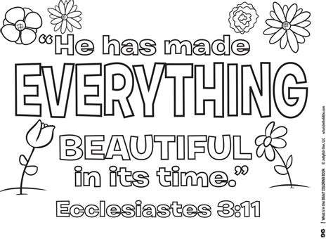 bible verse coloring pages     beautiful   time