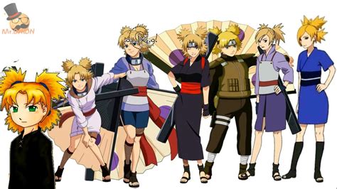 Naruto Characters Temari S Evolution Youtube