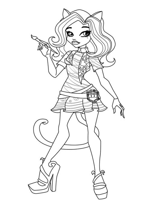 monster high coloring pages  kids  printable coloring