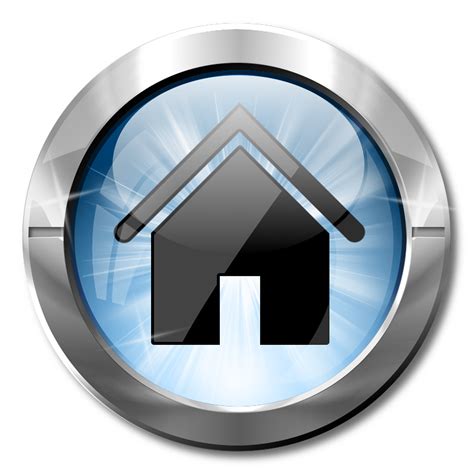 icon home blue royalty  stock illustration image pixabay