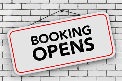 booking open sign hanging  rope  rendering stock illustration illustration  holding