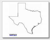 Texas Printable Map Outline Maps State Waterproofpaper Cities County sketch template