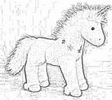 Stuffed Coloring Pages Unicorns Unicorn Filminspector Downloadable Synthetic Pax Fur Plush Measures Inches Tall Soft sketch template