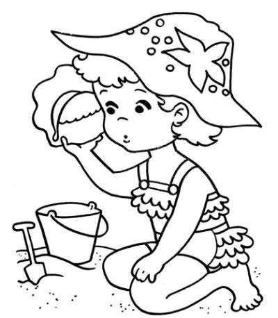 summer beach coloring pages summer coloring pages beach coloring