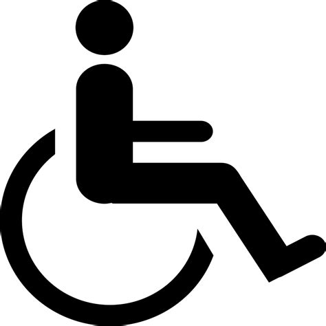 handicap parking icon clipart