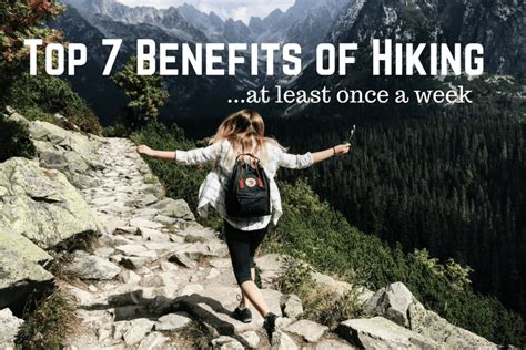 top 7 benefits of hiking once a week