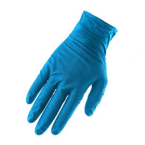 worktuff blue  mil nitrile disposable work gloves macmor industries